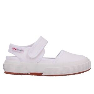 Superga Kids White Canvas Sneakers